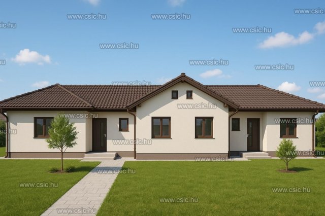 Eladó ikerház, Csomádon 99 M Ft, 2+2 szobás