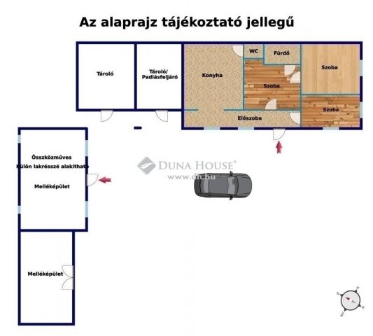 Eladó családi ház, Pilisen 29.9 M Ft, 3 szobás