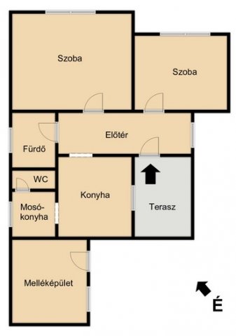 Eladó családi ház, Győrszemerén 38.99 M Ft, 2 szobás