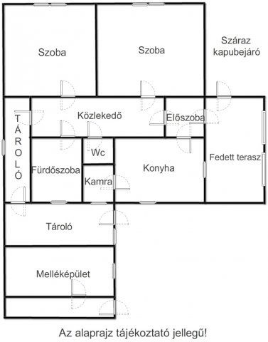 Eladó családi ház, Kübekházán 29.9 M Ft, 2 szobás