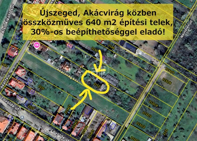 Eladó telek, Szegeden 45.9 M Ft / költözzbe.hu