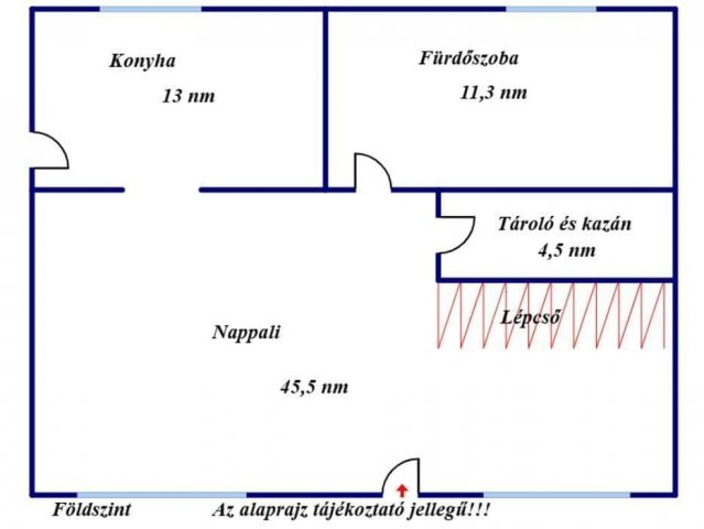 Eladó családi ház, Kenderesen 39 M Ft, 1+2 szobás