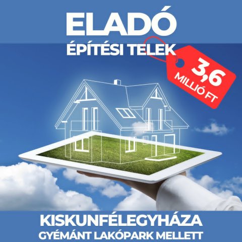 Eladó telek, Kiskunfélegyházán 3.6 M Ft / költözzbe.hu