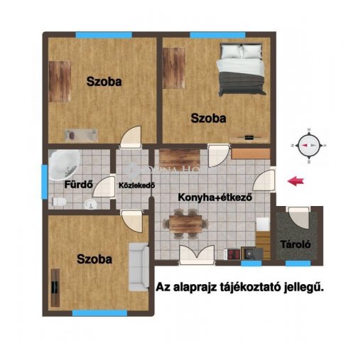 Eladó családi ház, Tihanyban 175 M Ft, 5 szobás