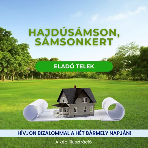 Eladó telek, Hajdúsámsonon 11.9 M Ft / költözzbe.hu