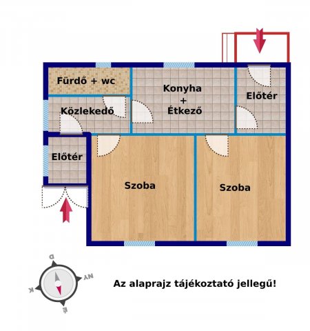 Eladó családi ház, Magyarkeszin 8.5 M Ft, 2 szobás