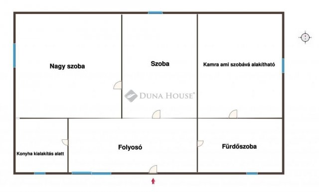 Eladó családi ház, Pálmonostorán 12.9 M Ft, 2 szobás
