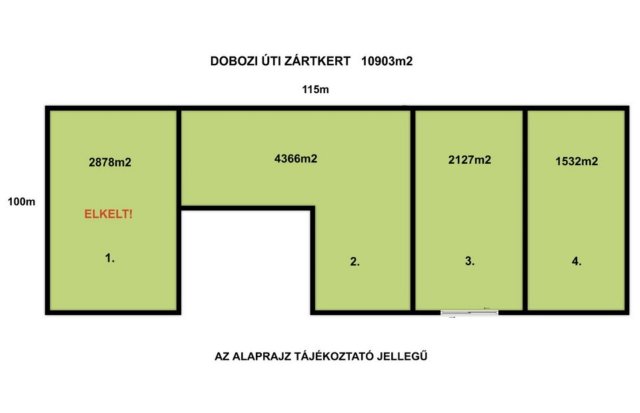 Eladó mezogazdasagi ingatlan, Békéscsabán 12.5 M Ft