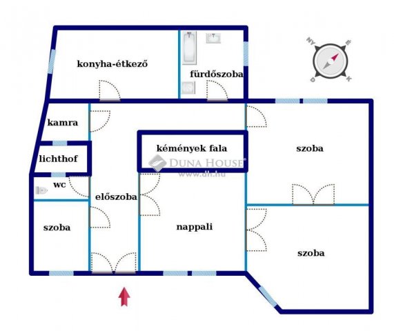 Eladó téglalakás, Budapesten, V. kerületben 178.5 M Ft, 4 szobás