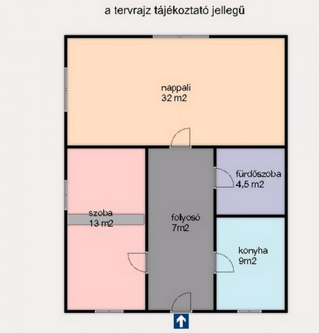 Eladó téglalakás, Kiskunhalason 15.8 M Ft, 2 szobás