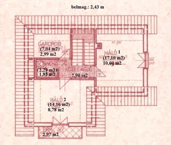 Eladó családi ház, Érden 99.9 M Ft, 3+2 szobás