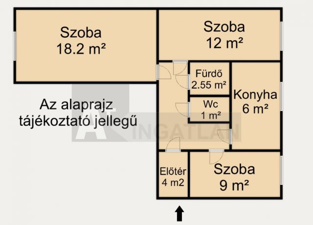 Eladó panellakás, Szegeden 54.9 M Ft, 3 szobás