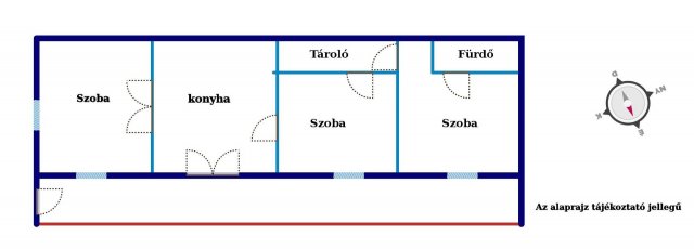 Eladó családi ház, Németkéren 6.9 M Ft, 2 szobás