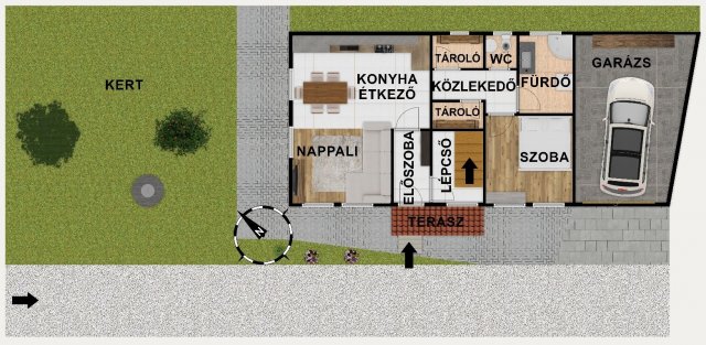 Eladó ikerház, Gyömrőn, Dózsa György úton 75.9 M Ft, 5 szobás