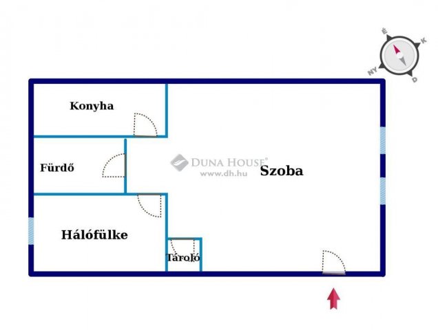 Eladó téglalakás, Budaörsön 38 M Ft, 1 szobás