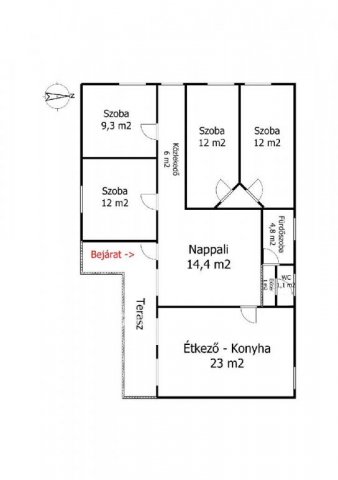 Eladó családi ház, Encsen 21.5 M Ft, 3+1 szobás