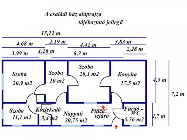 Eladó családi ház, Garán 12.59 M Ft, 4 szobás