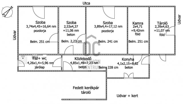 Eladó családi ház, Csanádpalotán 3.9 M Ft, 3 szobás