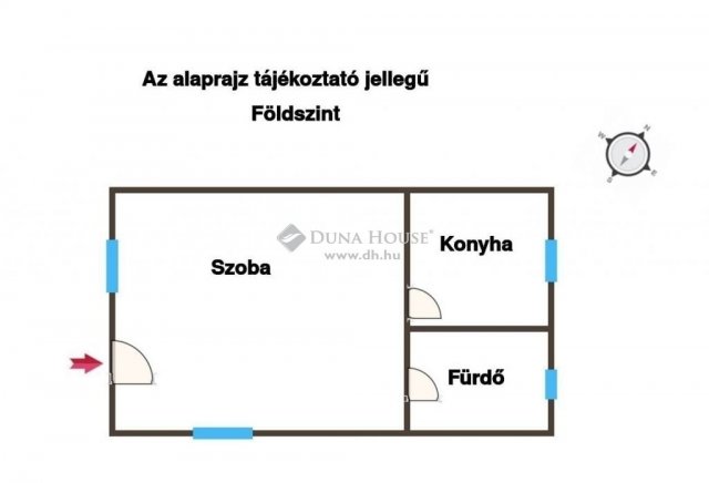 Eladó családi ház, Dunaharasztin 97.9 M Ft, 2 szobás