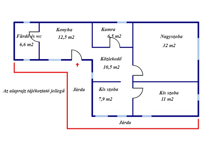 Eladó családi ház, Kétpón 14.9 M Ft, 1+2 szobás