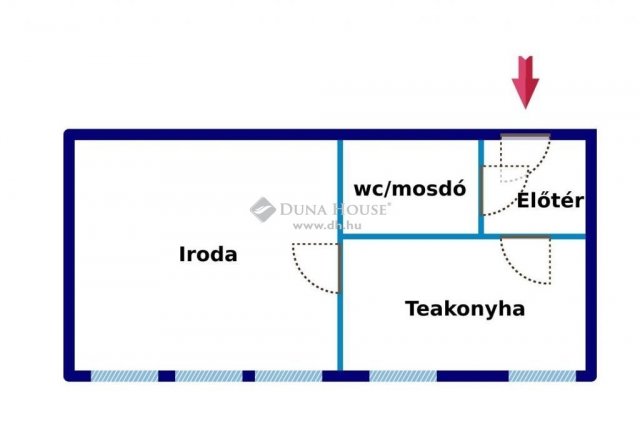 Eladó iroda, Baján, Petőfi Sándor utcában 33 M Ft