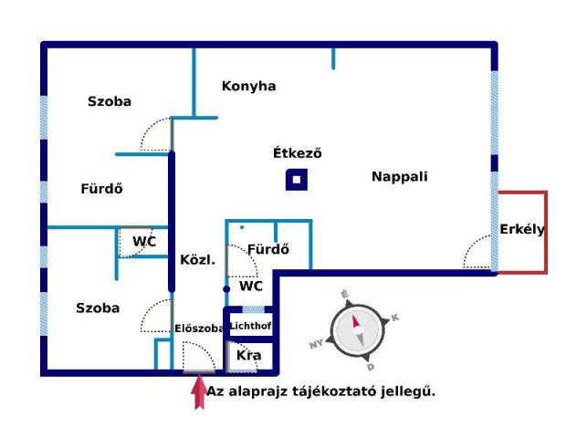 Kiadó téglalakás, albérlet, Budapesten, V. kerületben, 3 szobás