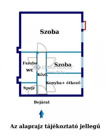 Eladó téglalakás, Tökölön, Duna utcában 33.5 M Ft, 2 szobás