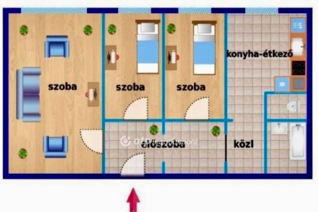 Eladó panellakás, Budapesten, XXI. kerületben 72.9 M Ft