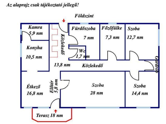 Eladó családi ház, Dabason 109 M Ft, 6 szobás