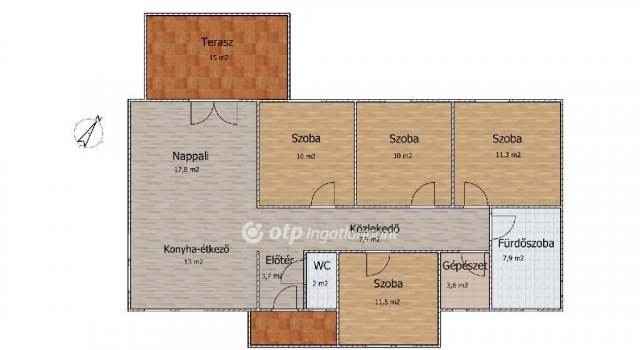 Eladó családi ház, Szigetbecsén 79.9 M Ft, 5 szobás