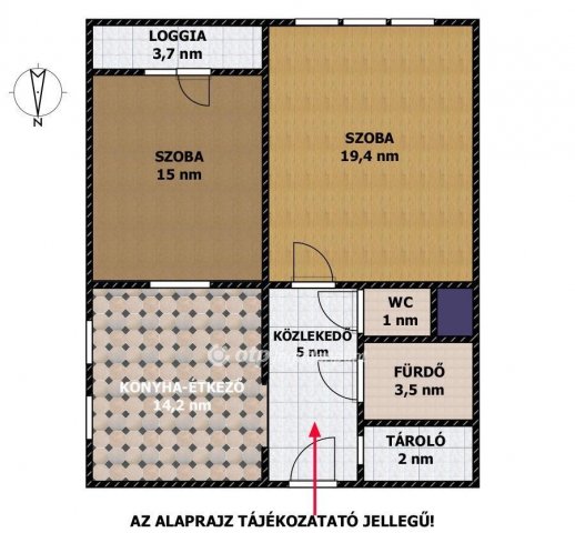 Eladó téglalakás, Budapesten, IX. kerületben 68.5 M Ft