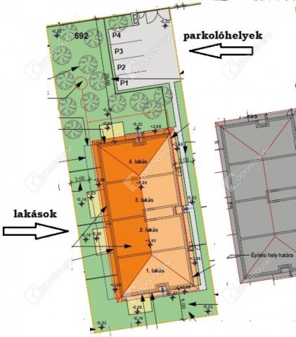 Eladó téglalakás, Toronyon 54.2 M Ft, 2 szobás