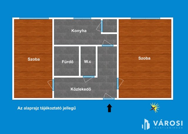 Kiadó téglalakás, albérlet, Szegeden 129 E Ft / hó, 2 szobás