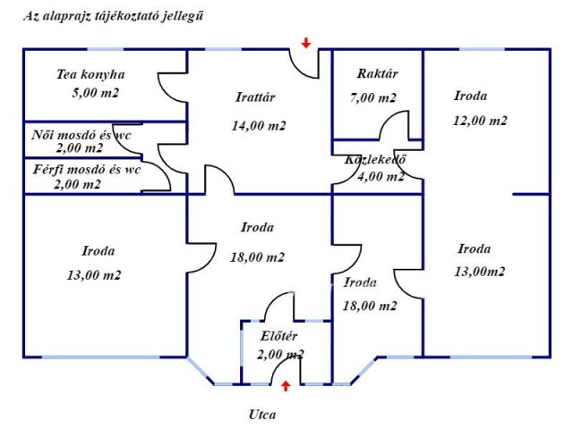 Kiadó üzlethelyiség, Békéscsabán 170 E Ft / hó, 6 szobás