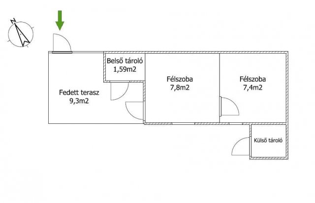 Eladó nyaraló, Csongrádon 2.5 M Ft / költözzbe.hu