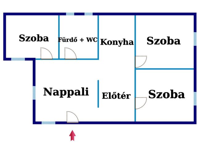 Eladó családi ház, Kiskunfélegyházán 32 M Ft, 4 szobás