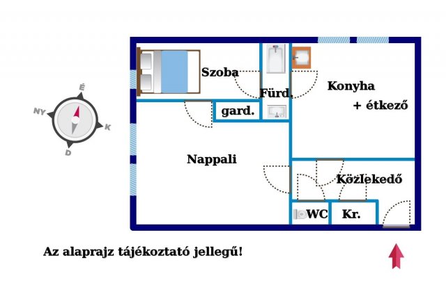 Eladó téglalakás, Dunaújvárosban, Bocskai István utcában