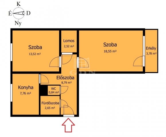 Kiadó panellakás, albérlet, Miskolcon 120 E Ft / hó, 2 szobás