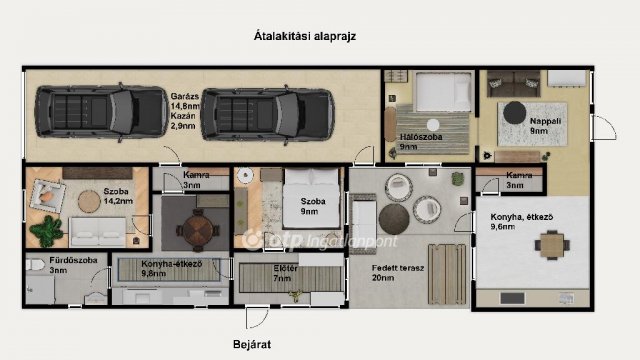 Eladó családi ház, Szigethalmon 42 M Ft, 2 szobás