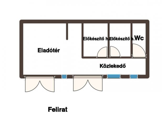 Kiadó üzlethelyiség, Debrecenben 320 E Ft / hó