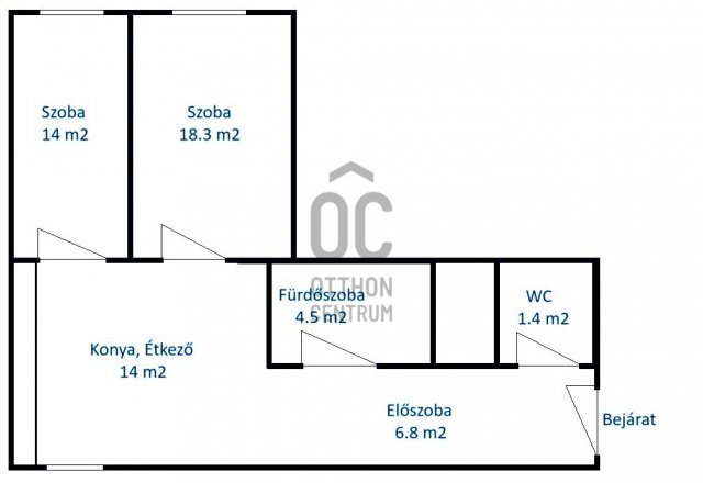 Eladó téglalakás, Budapesten, VIII. kerületben 63.5 M Ft