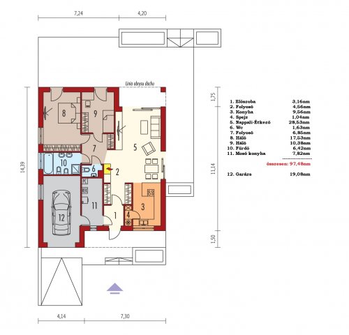 Eladó családi ház, Rácalmáson 83.2 M Ft, 2+1 szobás