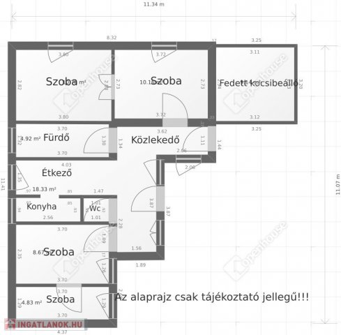 Eladó családi ház, Vecsésen 89.5 M Ft, 4 szobás