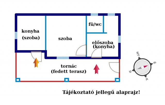 Eladó mezogazdasagi ingatlan, Pázmándon 19.9 M Ft, 1 szobás