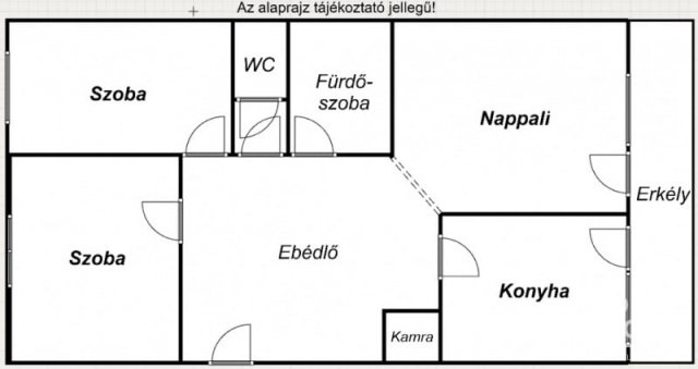 Eladó téglalakás, Szegeden 78.9 M Ft, 3 szobás