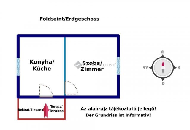 Eladó családi ház, Nagykanizsán 7.5 M Ft, 1 szobás