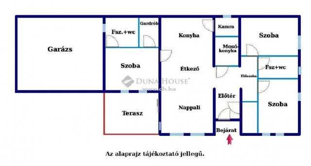 Eladó családi ház, Dunaharasztin, Ady Endre utcában 134.9 M Ft