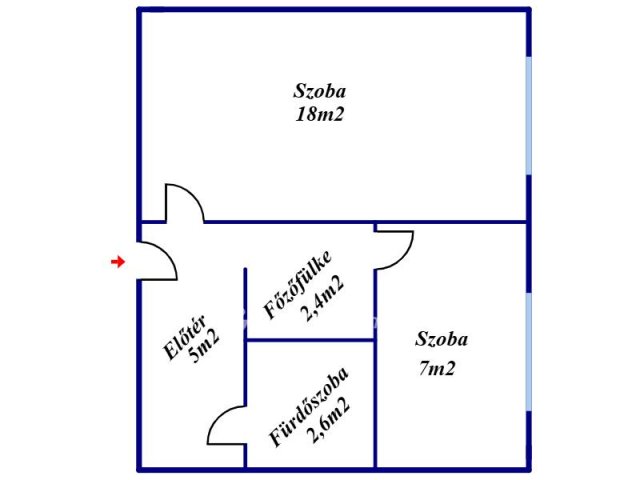 Eladó panellakás, Egerben 31.5 M Ft, 1+1 szobás