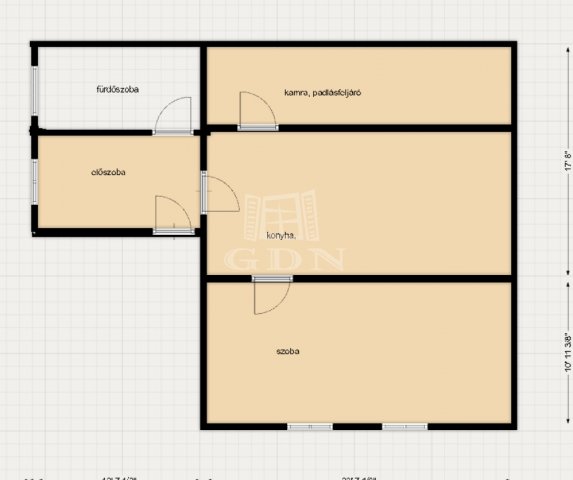 Eladó családi ház, Zalaegerszegen 14.99 M Ft, 1 szobás