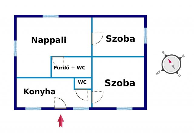 Eladó családi ház, Kiskunfélegyházán 14.9 M Ft, 3 szobás